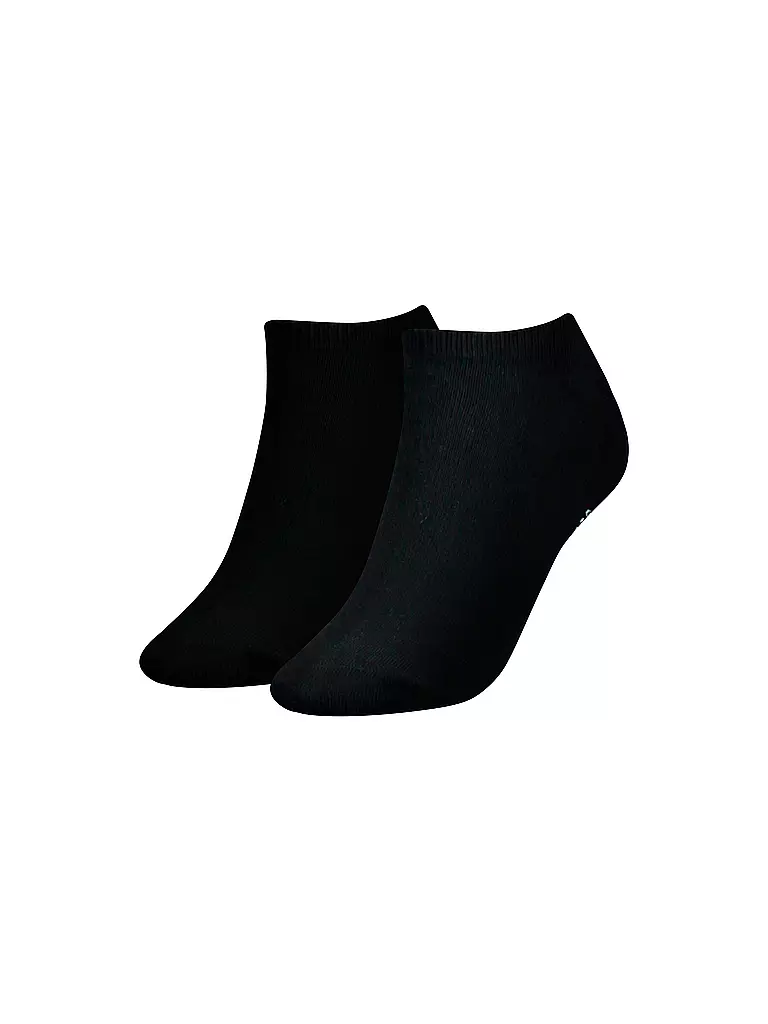 TOMMY HILFIGER | Calcetines sneaker, paquete de 2, negro | Negro