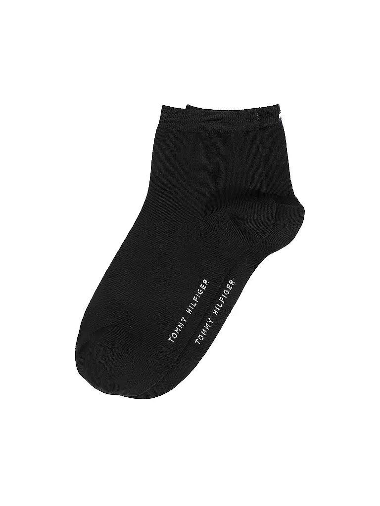 TOMMY HILFIGER | Calcetines sneaker paquete de 2 negro | Negro