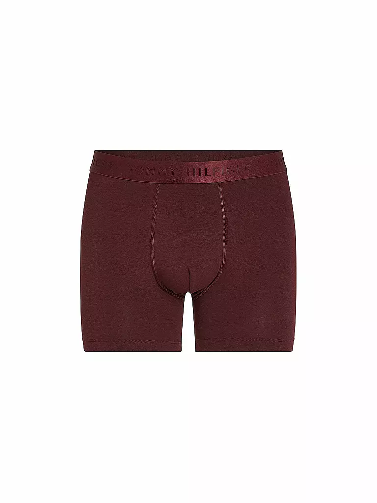 TOMMY HILFIGER | Calzoncillos pack de 3 | Rojo oscuro