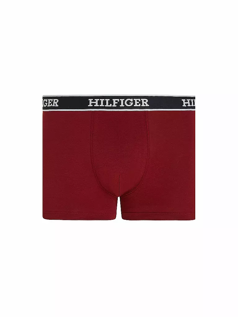 TOMMY HILFIGER | Calzoncillos paquete de 3 azul | Rojo oscuro