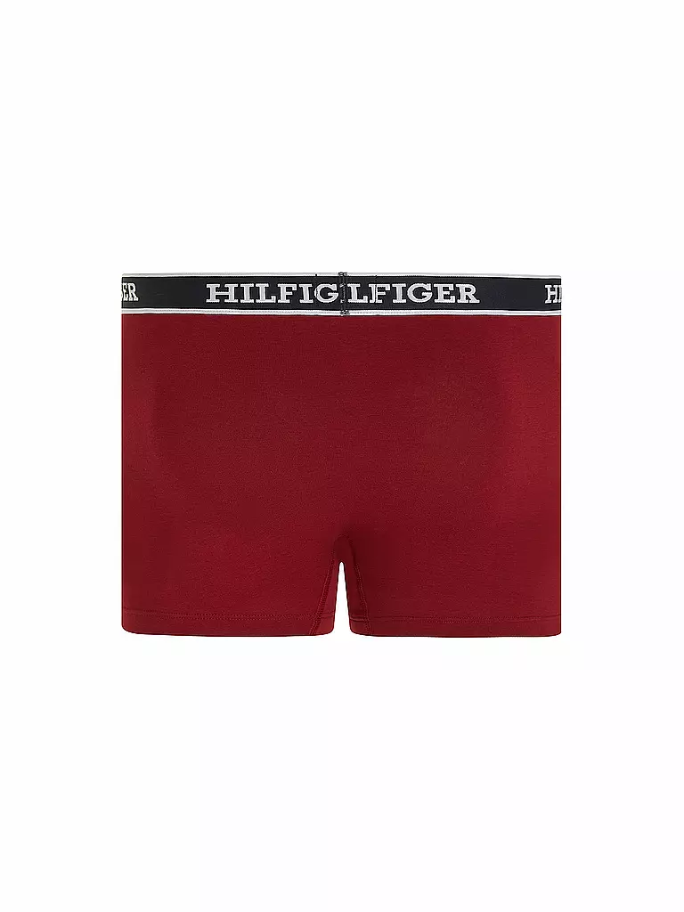 TOMMY HILFIGER | Calzoncillos paquete de 3 azul | Rojo oscuro