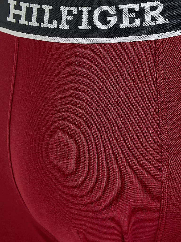 TOMMY HILFIGER | Calzoncillos paquete de 3 azul | Rojo oscuro