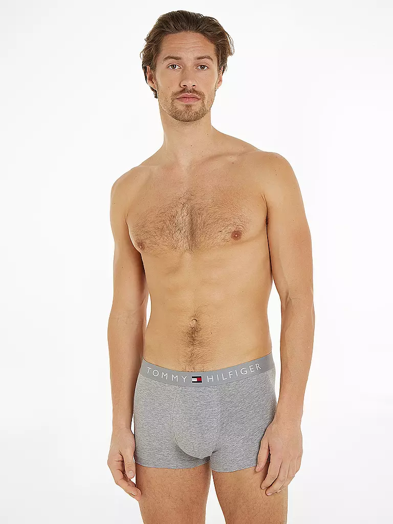 TOMMY HILFIGER | Calzoncillos paquete de 3 negro | Gris claro