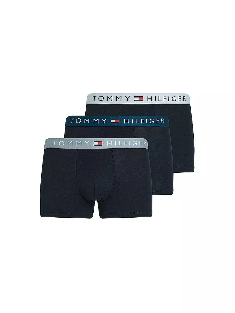TOMMY HILFIGER | Calzoncillos paquete de 3 verde | Azul oscuro
