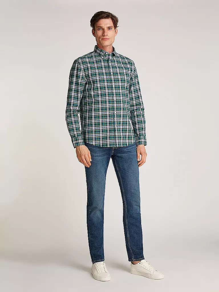 TOMMY HILFIGER | Camisa de corte regular | Verde