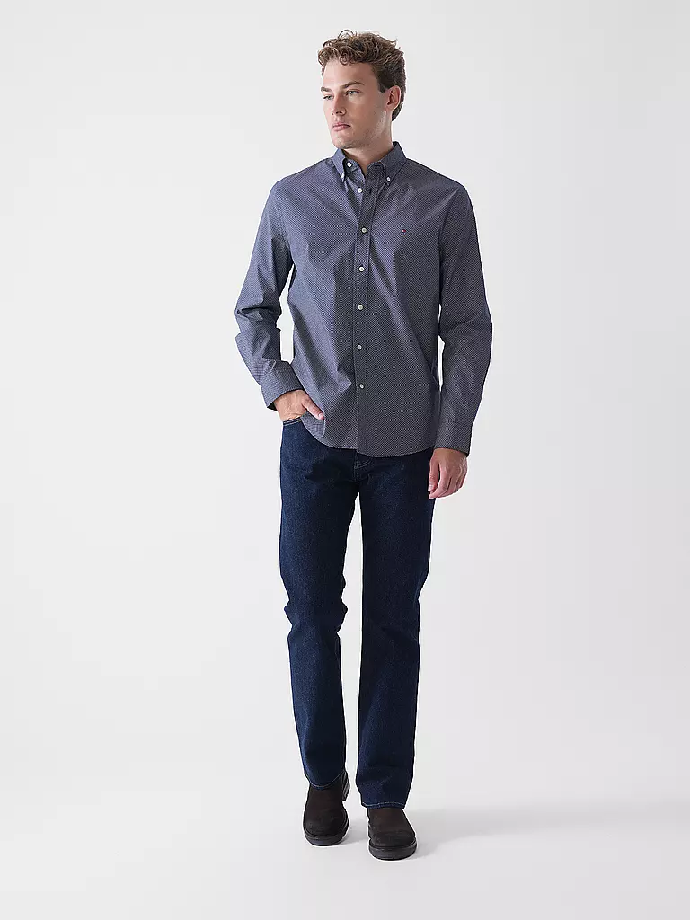 TOMMY HILFIGER | Camisa de corte regular | Azul oscuro