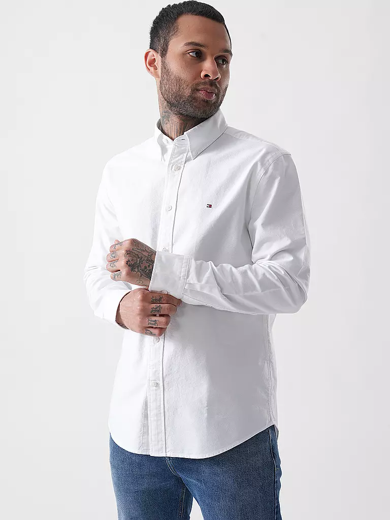 TOMMY HILFIGER | Camisa de corte regular | Blanco