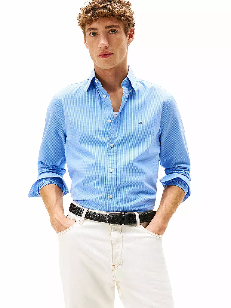 TOMMY HILFIGER | Camisa de corte regular | Azul claro