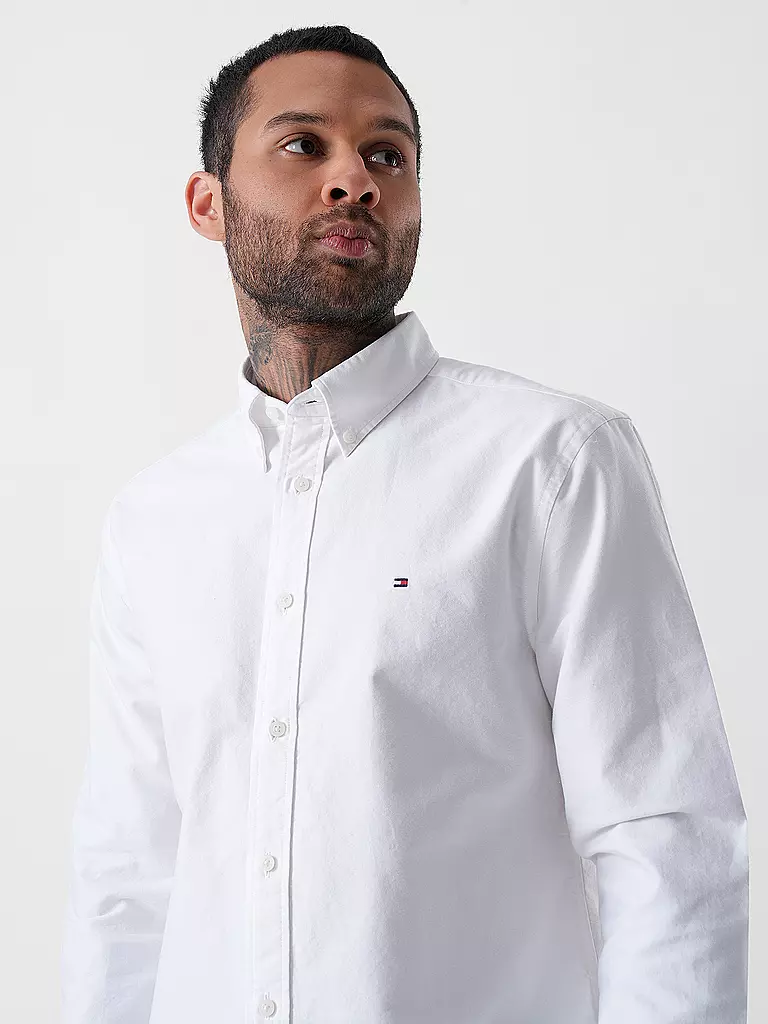TOMMY HILFIGER | Camisa de corte regular | Blanco
