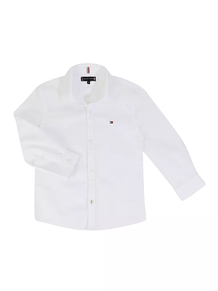 TOMMY HILFIGER | Camisa de niño corte slim | Blanco