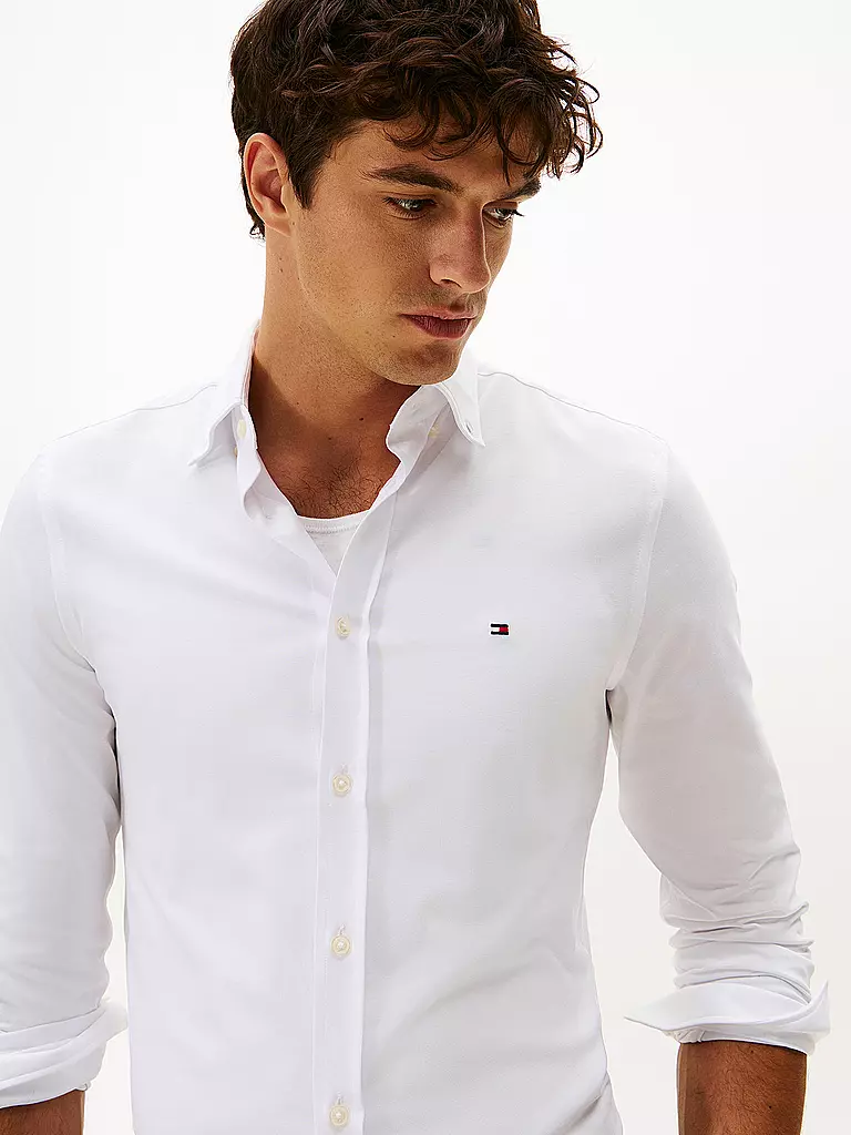 TOMMY HILFIGER | Camisa Slim Fit | Blanco
