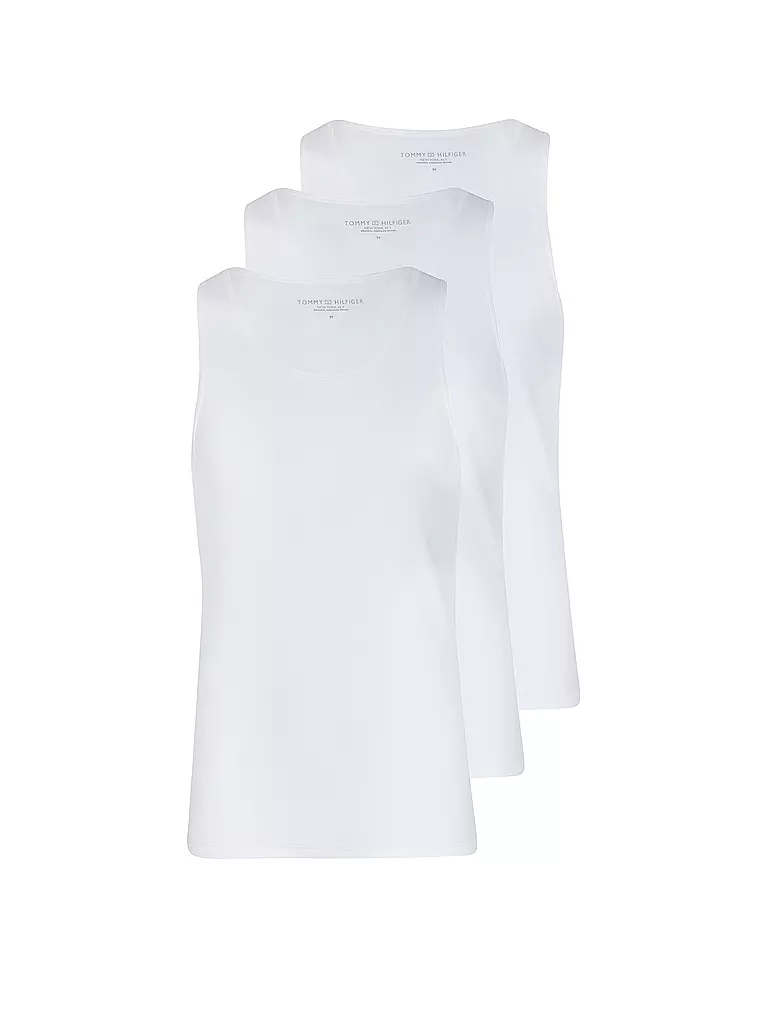 TOMMY HILFIGER | Camiseta, paquete de 3 unidades, blanco | Blanco