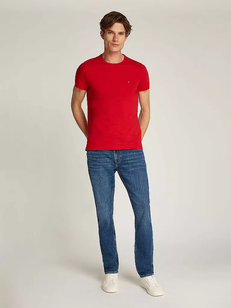 TOMMY HILFIGER | Camiseta de corte ajustado | rot