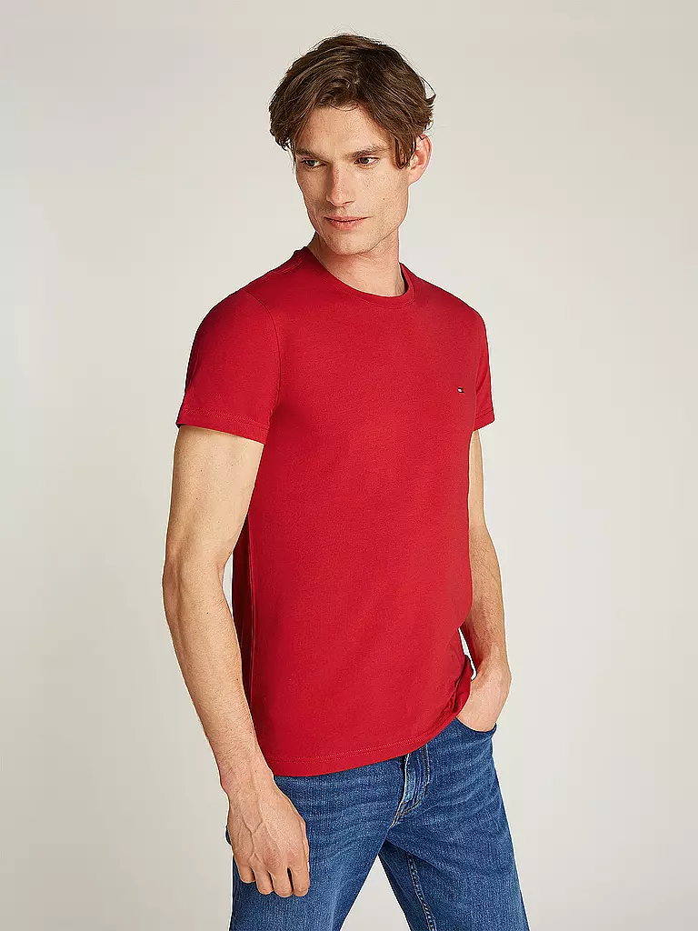 TOMMY HILFIGER | Camiseta de corte ajustado | rot