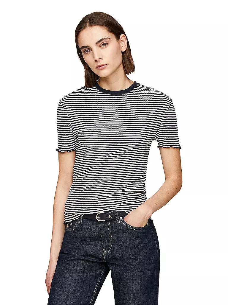 TOMMY HILFIGER | Camiseta de corte ajustado | Azul oscuro