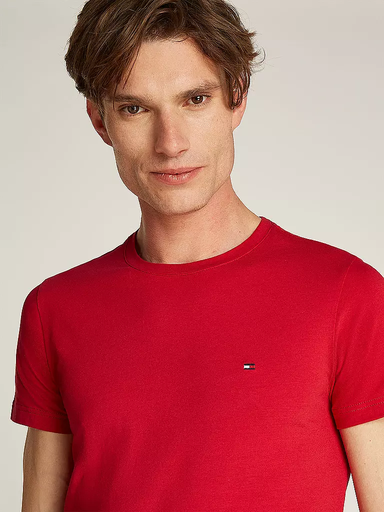 TOMMY HILFIGER | Camiseta de corte ajustado | rot