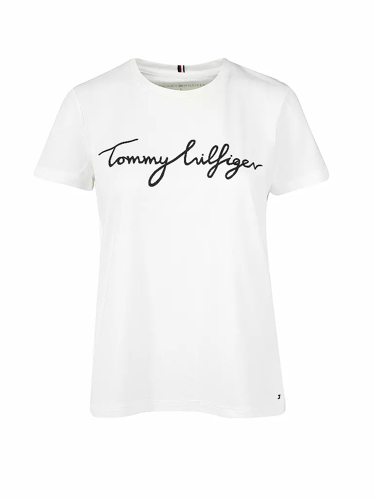 TOMMY HILFIGER | Camiseta de corte regular | Blanco