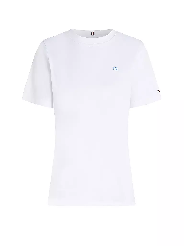 TOMMY HILFIGER | Camiseta de corte regular | Blanco