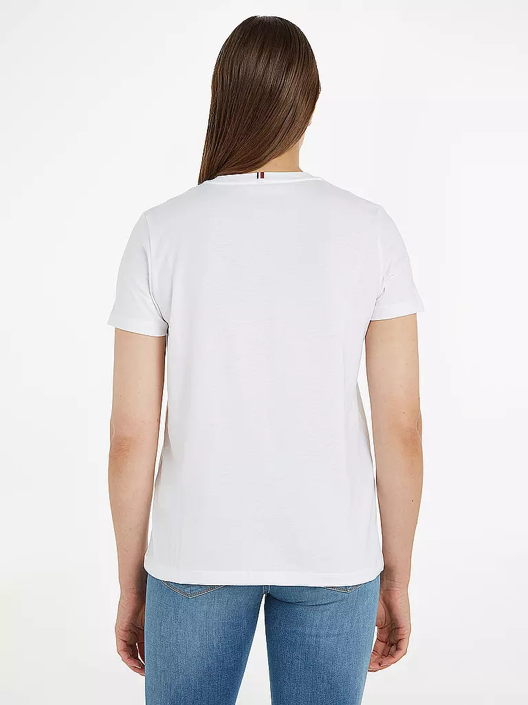 TOMMY HILFIGER | Camiseta de corte regular | Blanco