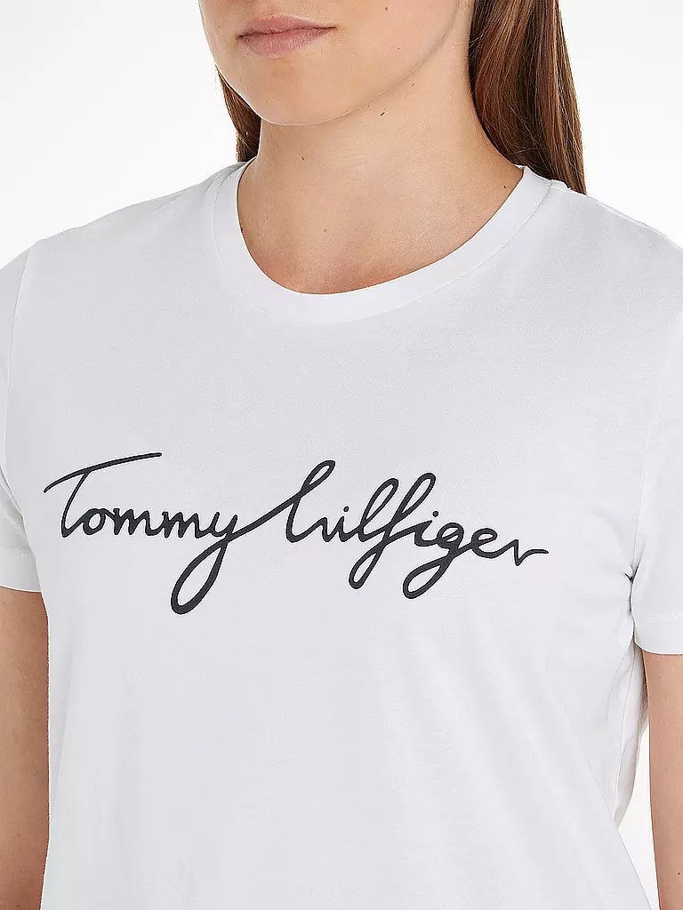 TOMMY HILFIGER | Camiseta de corte regular | Blanco