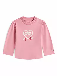 TOMMY HILFIGER | Camiseta de manga larga para bebé | Fucsia
