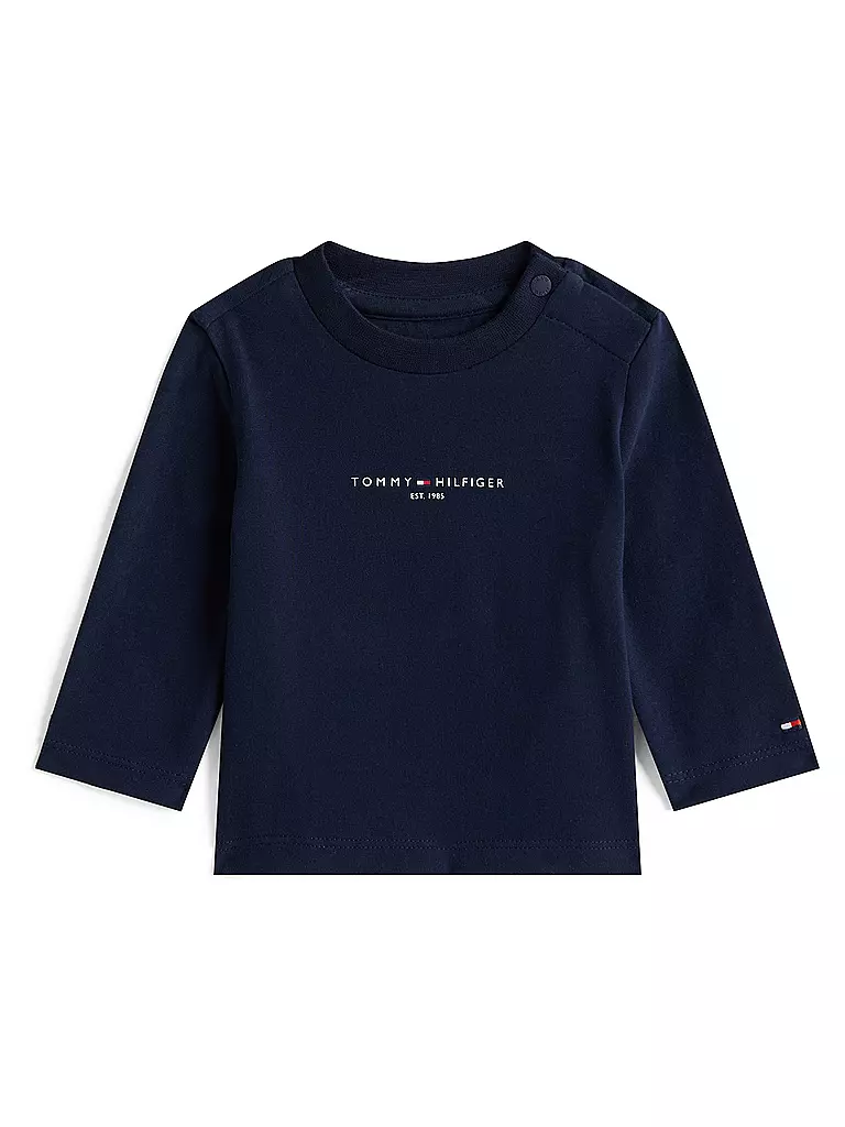 TOMMY HILFIGER | Camiseta de manga larga para bebé | Azul oscuro