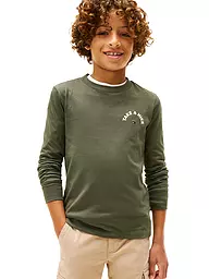 TOMMY HILFIGER | Camiseta de manga larga para niño | Oliva