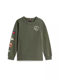 TOMMY HILFIGER | Camiseta de manga larga para niño | Oliva