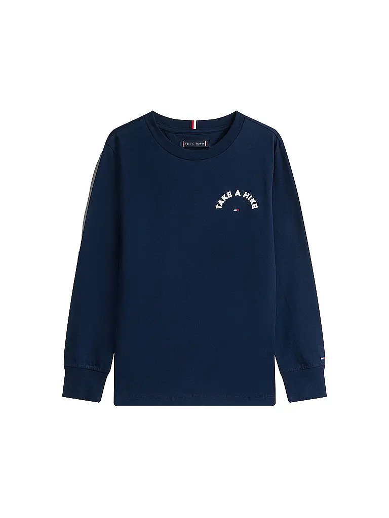 TOMMY HILFIGER | Camiseta de manga larga para niño | Azul oscuro