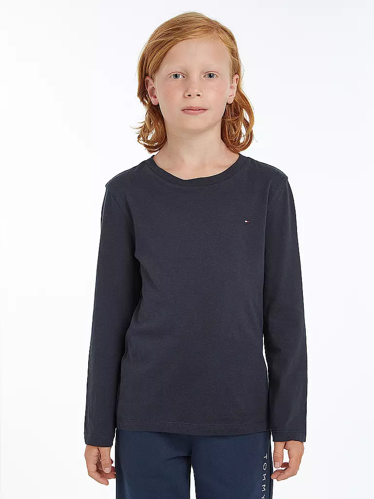 TOMMY HILFIGER | Camiseta de manga larga para niño | Azul oscuro