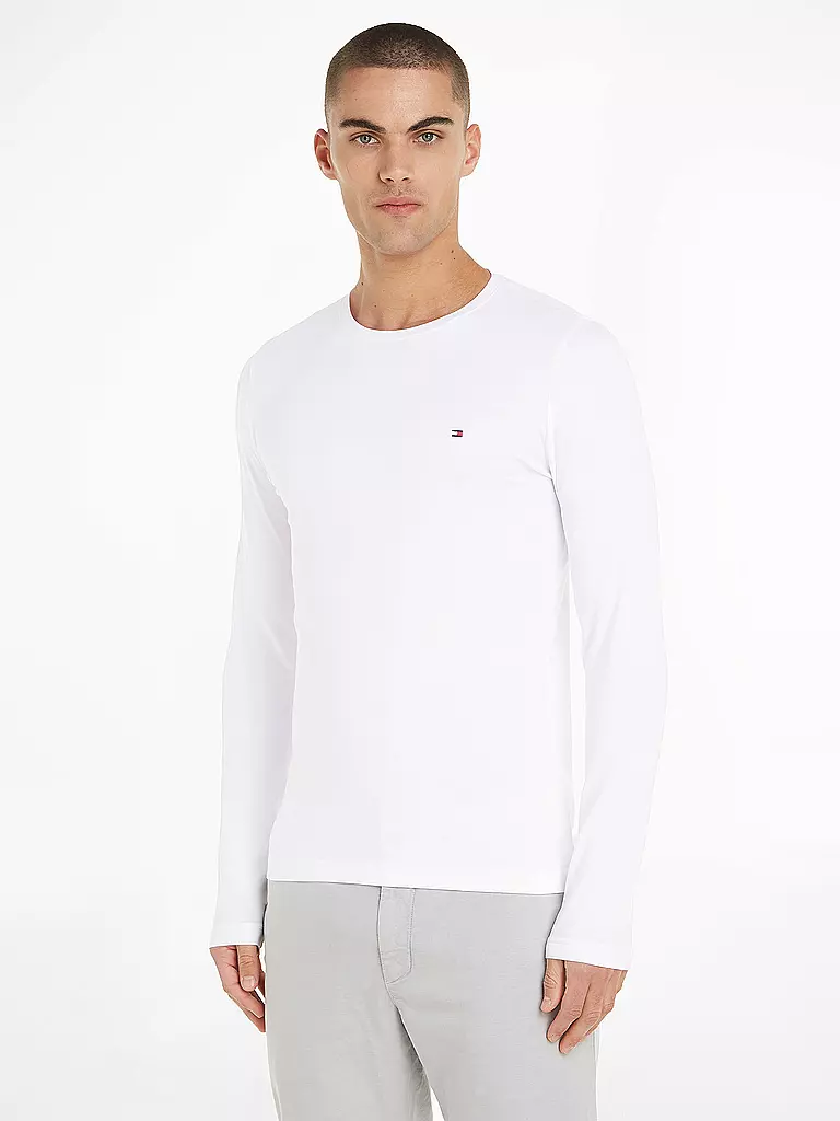 TOMMY HILFIGER | Camiseta de manga larga | Blanco