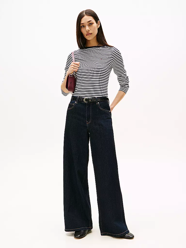 TOMMY HILFIGER | Camiseta de manga larga | Azul oscuro