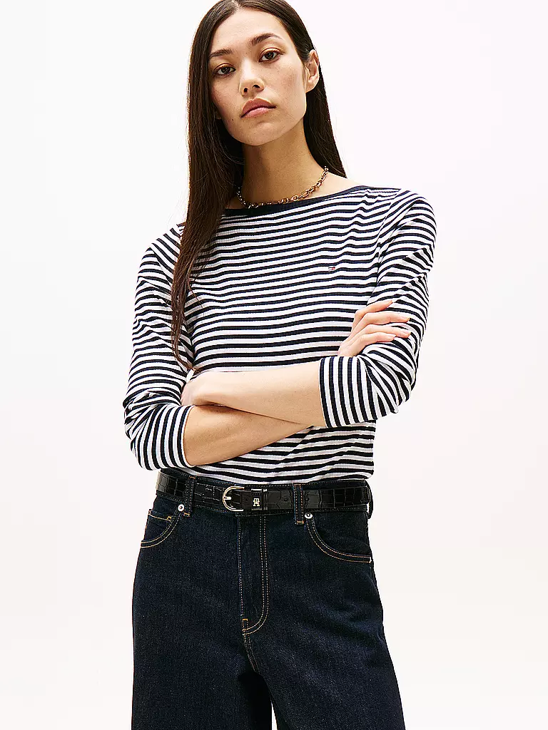 TOMMY HILFIGER | Camiseta de manga larga | Azul oscuro