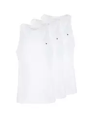 TOMMY HILFIGER | Camiseta de tirantes, paquete de 3 | Blanco