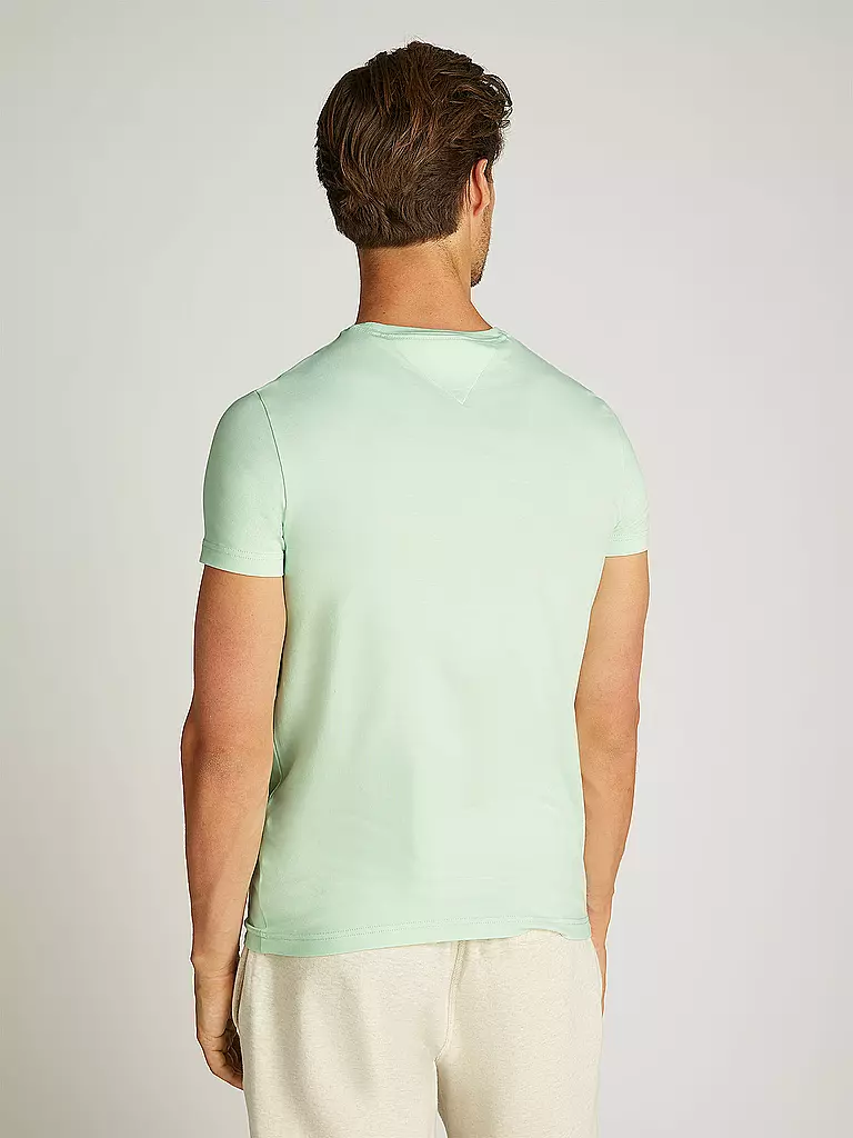 TOMMY HILFIGER | Camiseta Slim Fit | hellgrün