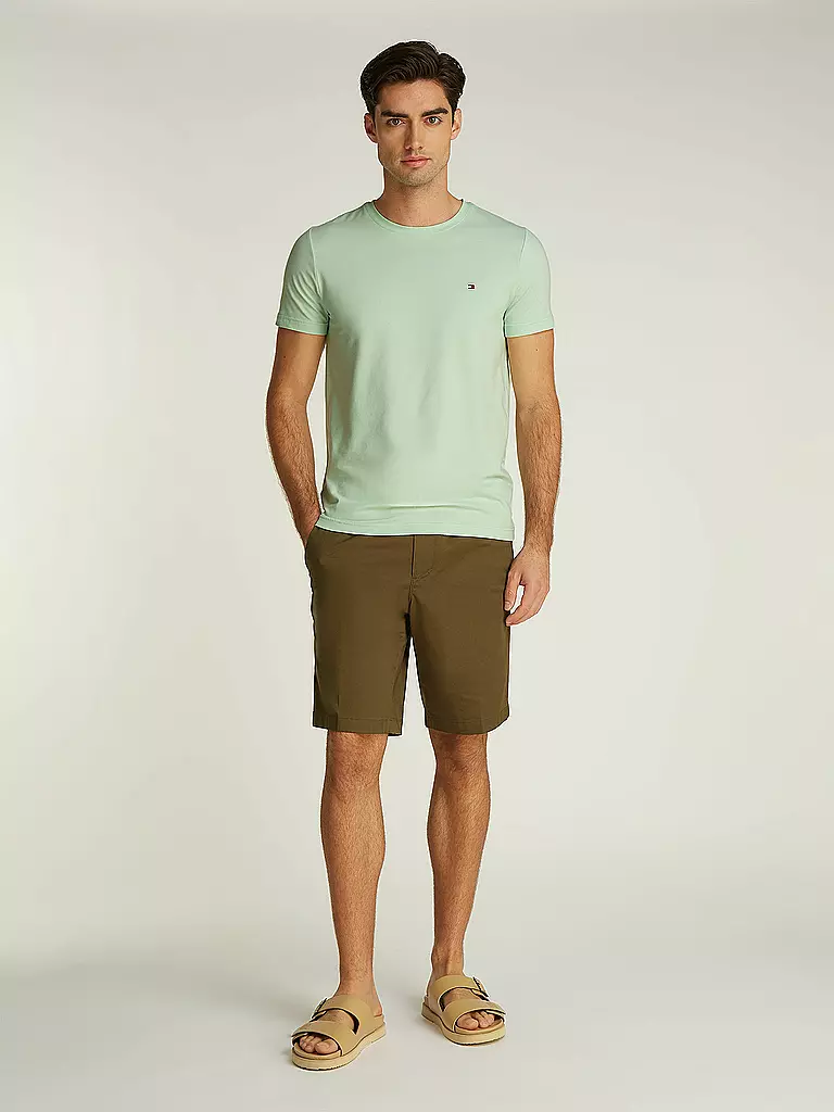 TOMMY HILFIGER | Camiseta Slim Fit | hellgrün