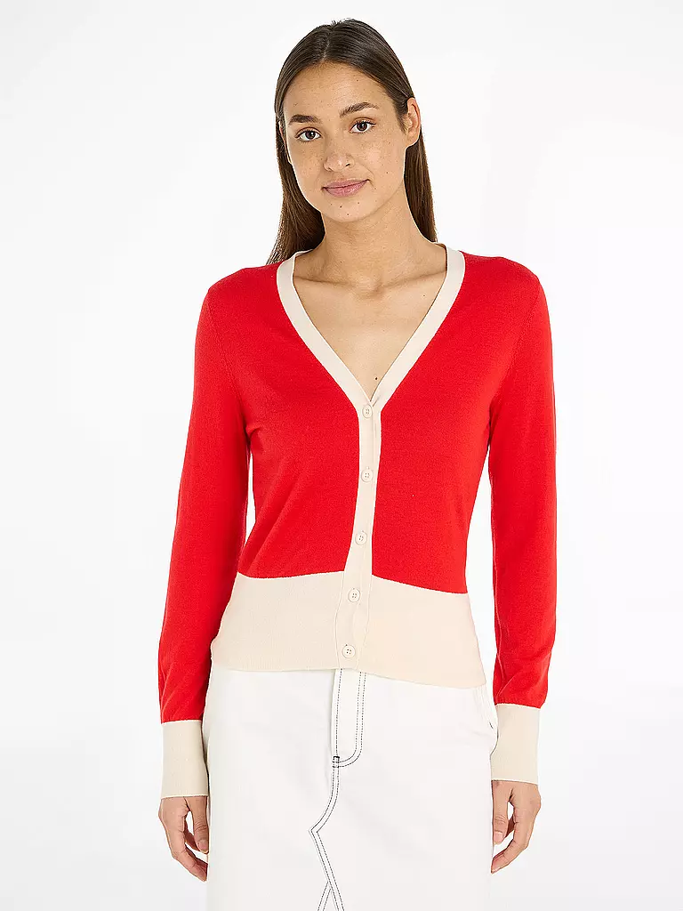 TOMMY HILFIGER | Cardigan | Rojo