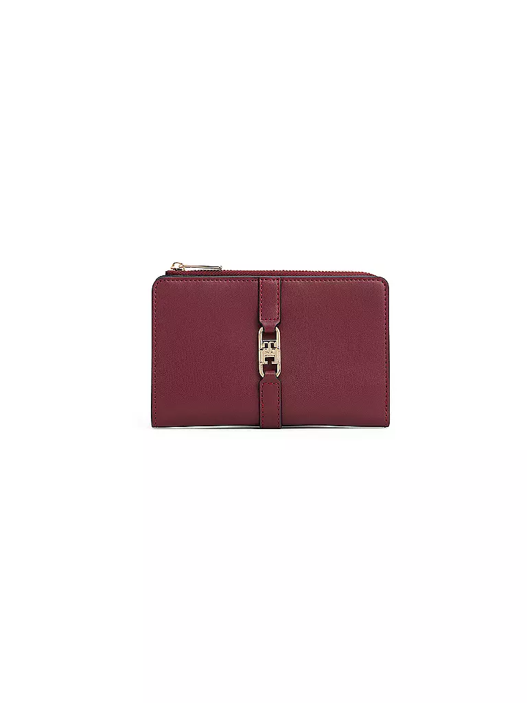 TOMMY HILFIGER | Cartera TH LIBRE Bifold | Rojo oscuro
