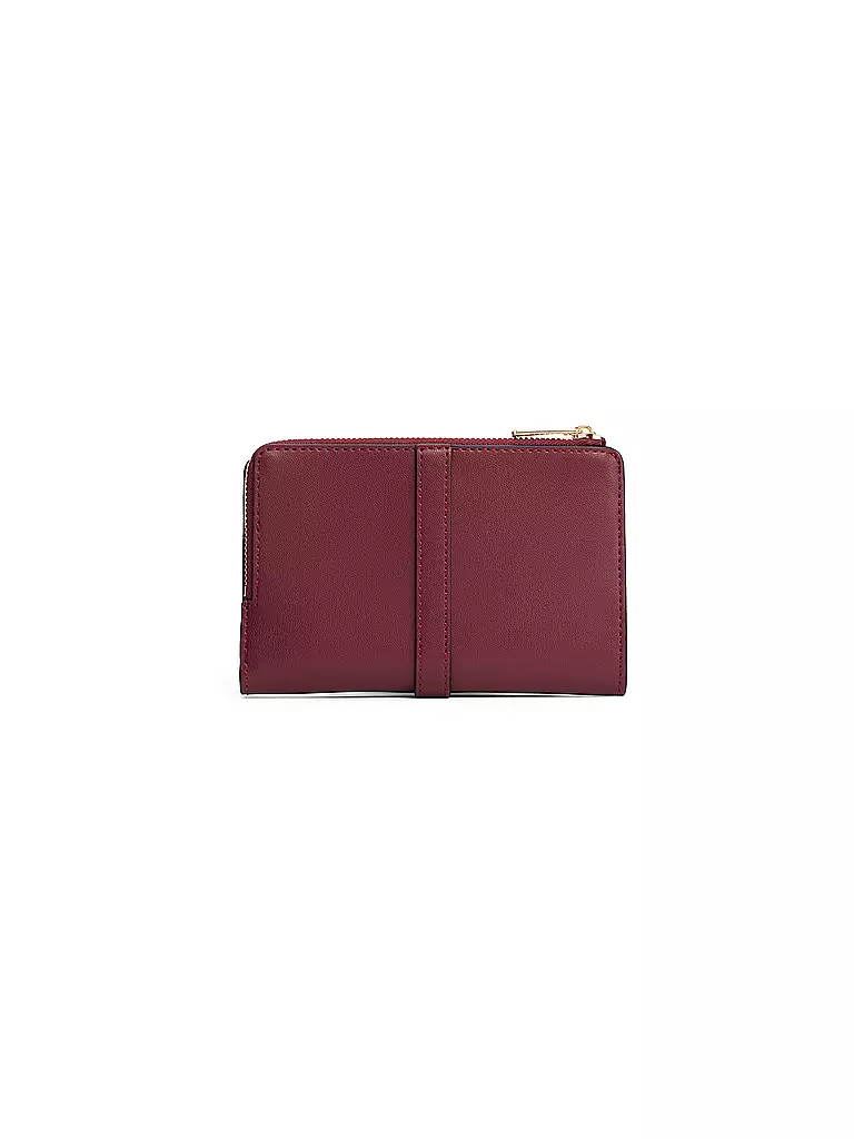TOMMY HILFIGER | Cartera TH LIBRE Bifold | Rojo oscuro