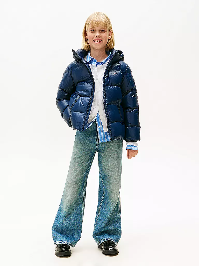 TOMMY HILFIGER | Chaqueta acolchada para niña | Azul oscuro