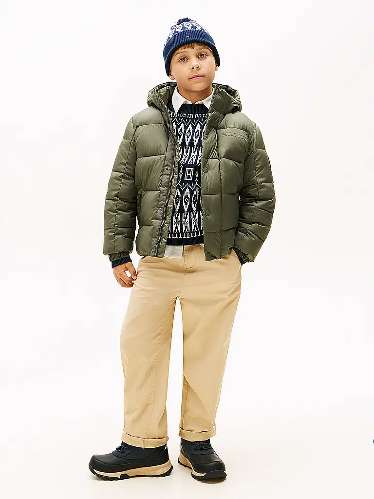 TOMMY HILFIGER | Chaqueta acolchada para niño | Oliva