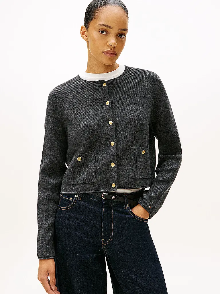 TOMMY HILFIGER | Chaqueta de lana | Gris
