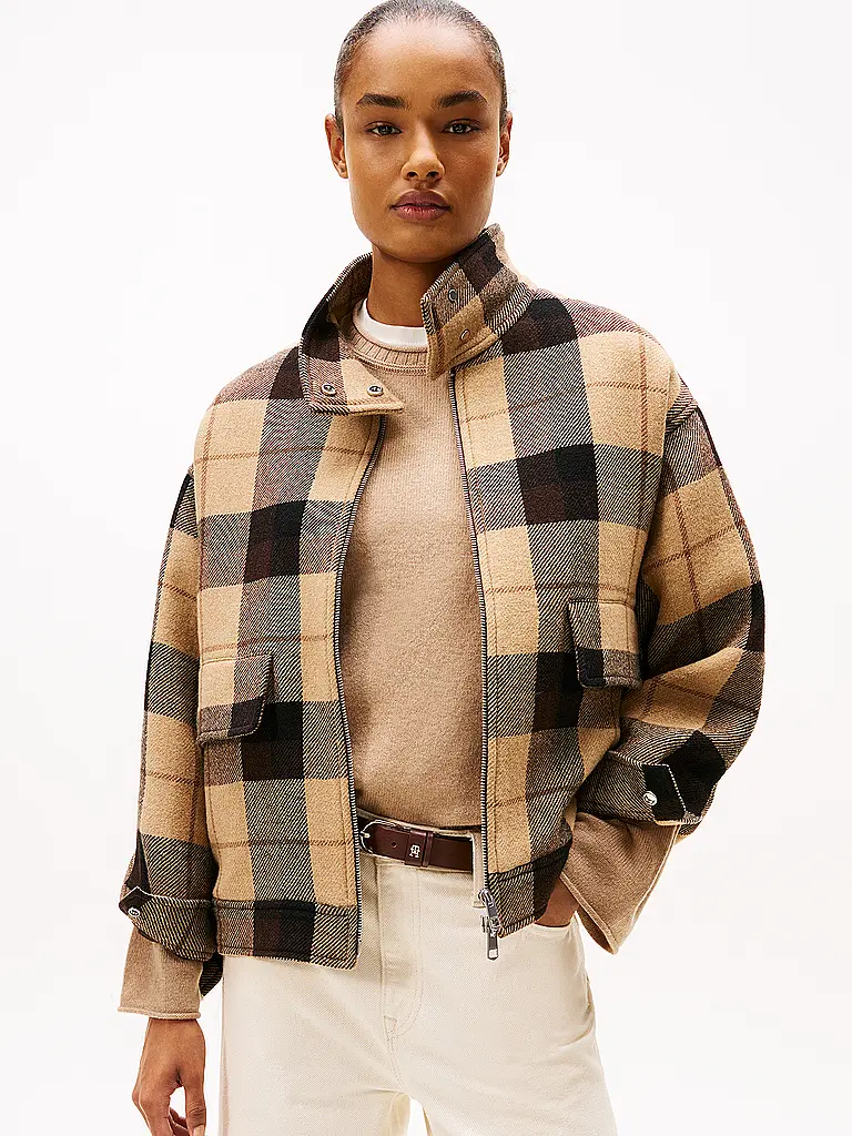 TOMMY HILFIGER | Chaqueta de lana | Marrón