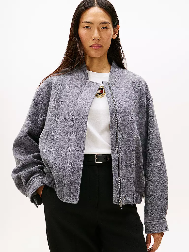 TOMMY HILFIGER | Chaqueta de lana | Gris claro