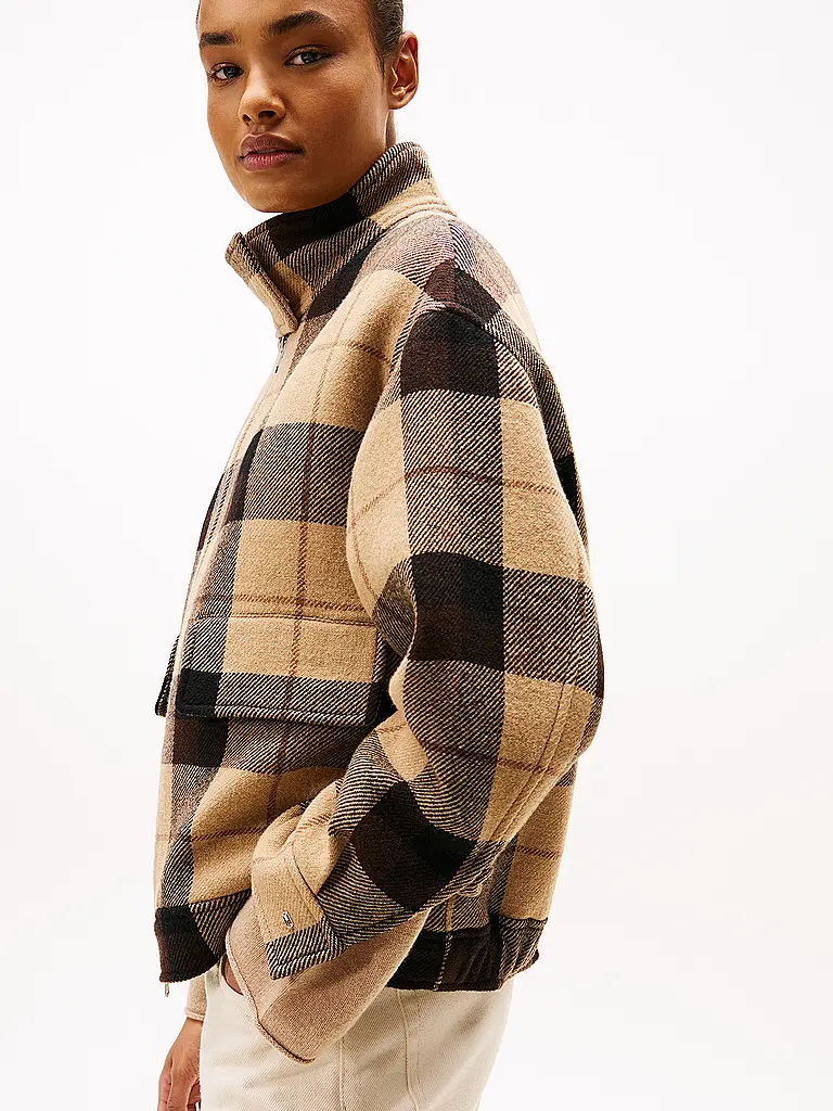 TOMMY HILFIGER | Chaqueta de lana | Marrón