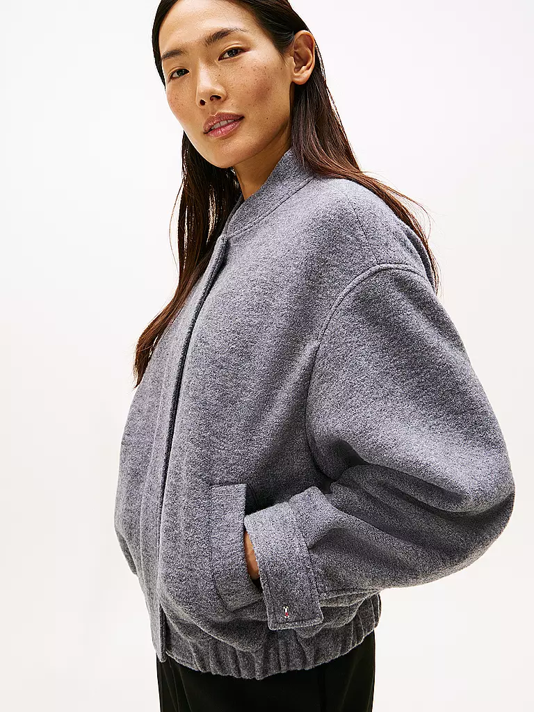 TOMMY HILFIGER | Chaqueta de lana | Gris claro