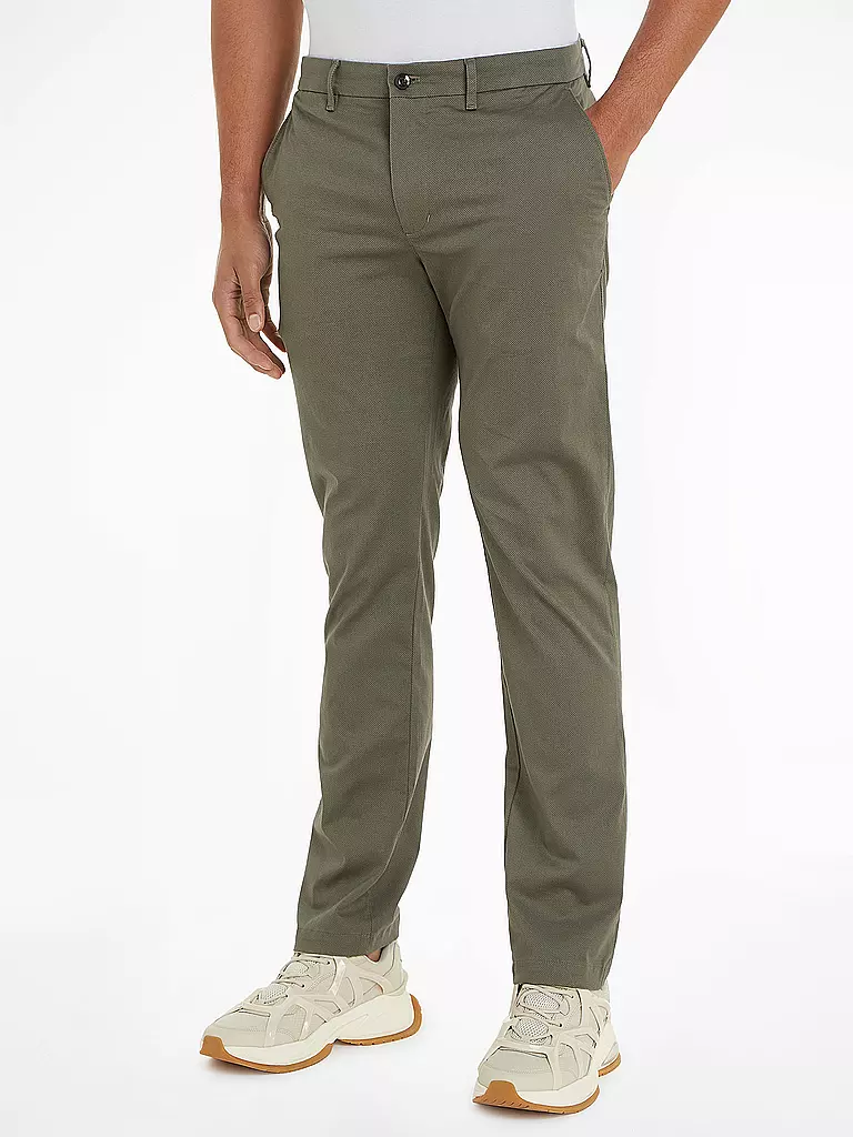 TOMMY HILFIGER | Chino Straight Fit DENTON | Oliva