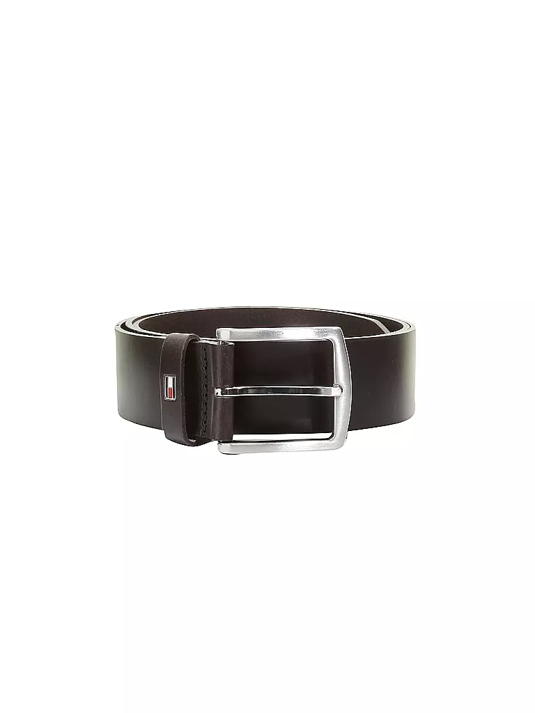 TOMMY HILFIGER | Cinturón de cuero "New Denton" | Marrón