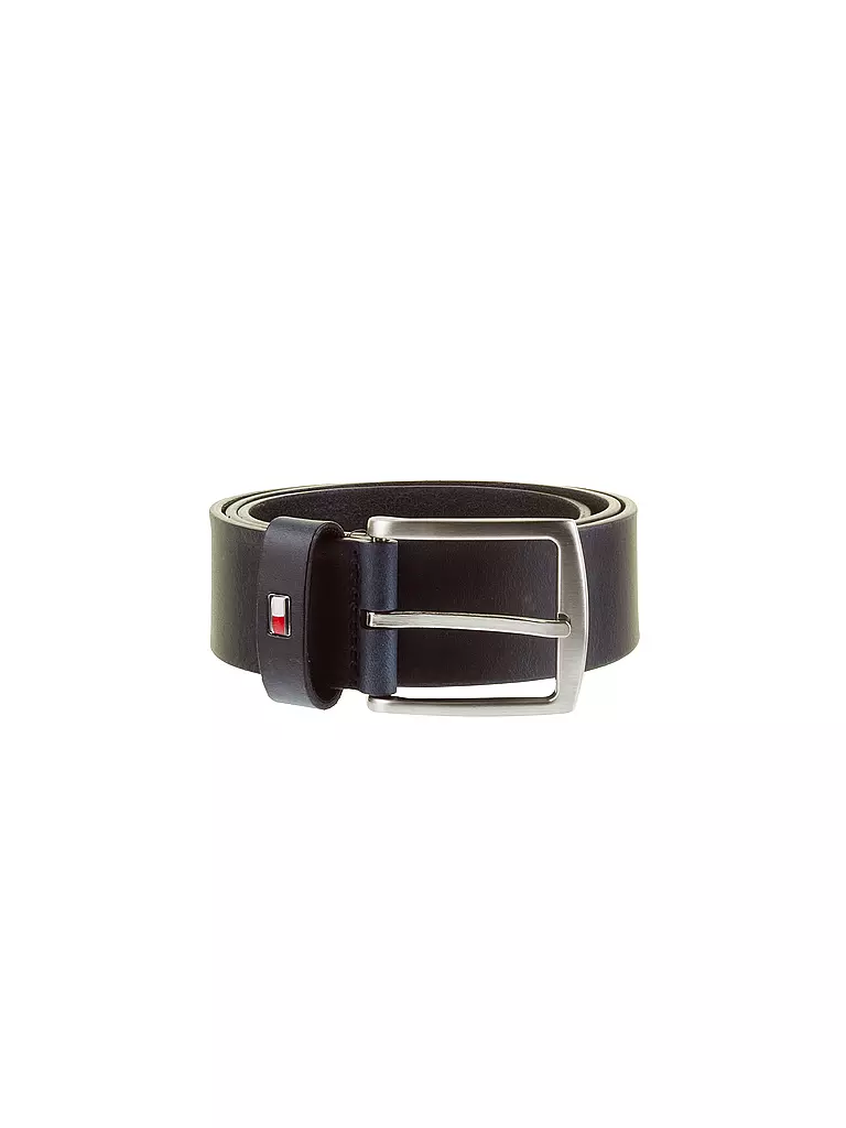 TOMMY HILFIGER | Cinturón de cuero "New Denton" | Azul