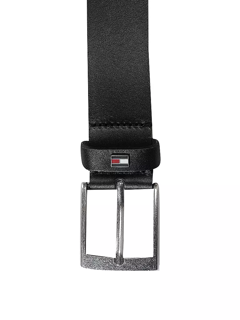TOMMY HILFIGER | Cinturón de cuero ADAN | Negro